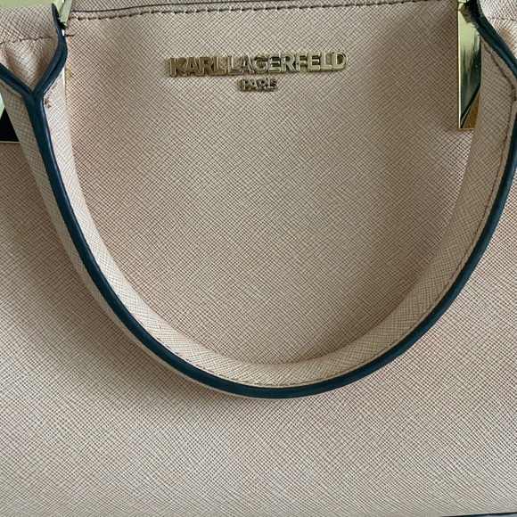 KARLLAGERFELD Paris Crossbody Bag in Baby Pink - Picture 2 of 9